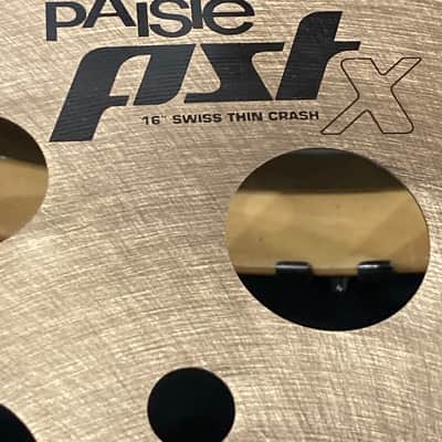 Paiste - Tris Imboden's, Chicago, 16" PST X Swiss Thin Crash 814g image 3
