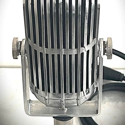 1940's era AMERICAN D9T Dynamic dual-element Microphone w/stand & cable image 11