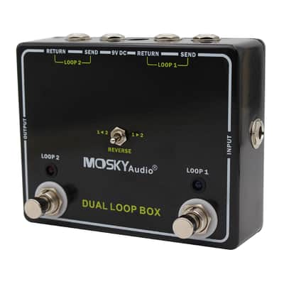 Mosky Audio Dual Loop Box Dual Reverse Looper Pedal Two Separate Loops image 2