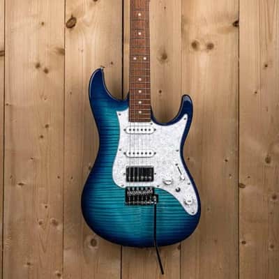 Ibanez AZ22S1F-TXB Standard 2025 - Present - Transparent Turquoise Burst image 1
