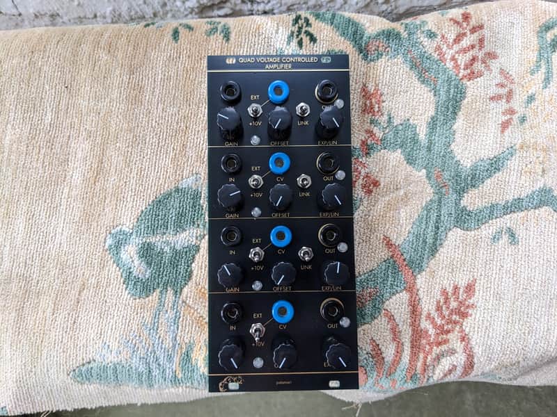 4U MI Veils patamari Quad Voltage Controlled Amplifier image 1