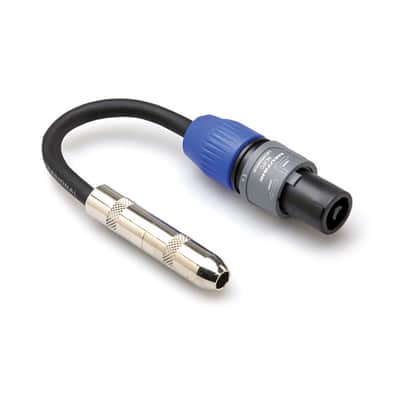 Hosa GSK116 GSK-116 1/4" TS to Neutrik speakOn