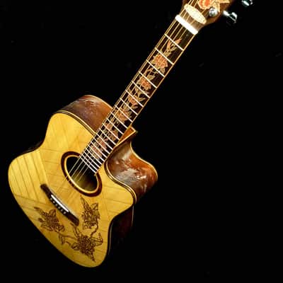 Blueberry Handmade Acoustic Guitar Dreadnought Built to Order image 2