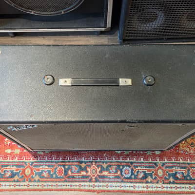 Vintage 1968 Fender Showman Reverb TFL5000 100-Watt 1x12" Guitar Half Stack Silverface w/ Folded Line Reverb Tank image 10