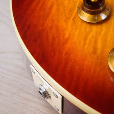 CoolZ ZLS-2/FM MIJ 2007 Cherry Sunburst Flame Top Made in Japan w/ Bag image 8