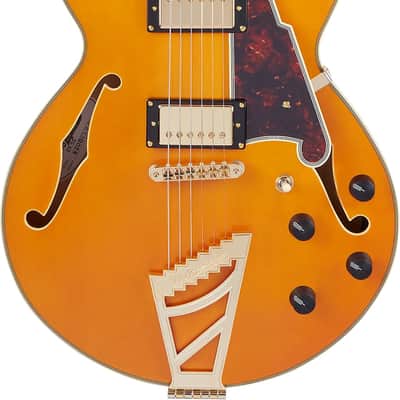 D'Angelico Excel SS Semi-hollowbody Electric Guitar - Vintage Natural image 4