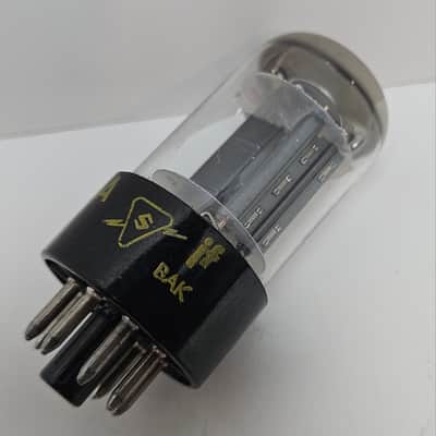 Vintage Sylvania 12SN7-GTA Tube *TESTS VERY STRONG* 92% 94% Black Plate image 3