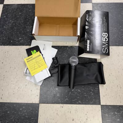 Shure SM58 Handheld Cardioid Dynamic Microphone 1984 - Present - Black