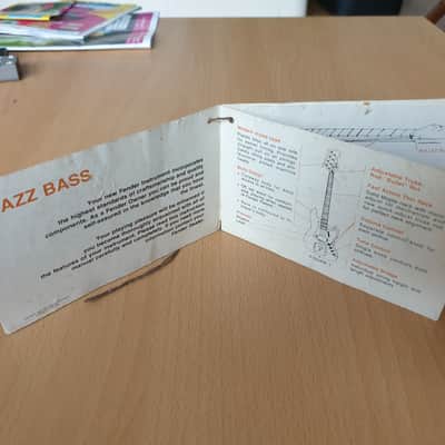 [Vintage] Fender Jazz Bass Owner's Manual 1977 (#2) image 5