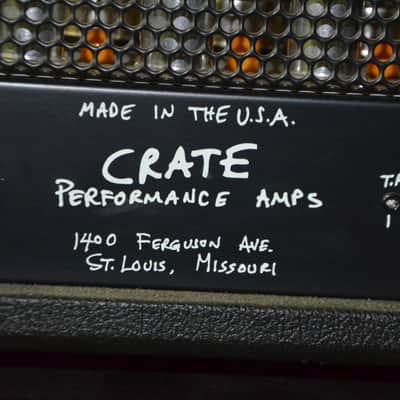 CRATE BV300H Blue Voodoo 300-Watts all tube powerhouse Guitar/Bass head*made at the old Ampeg factory/St.Louis/USA*excellent condition from our showroom*original user manual*clean channel=1969 SVT circuit!WOW! image 6