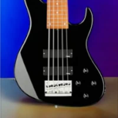 Sadowsky MetroExpress 5-String 24-Fret Modern Bass Roasted Maple Fingerboard 5-String High Polish, Solid Black image 2