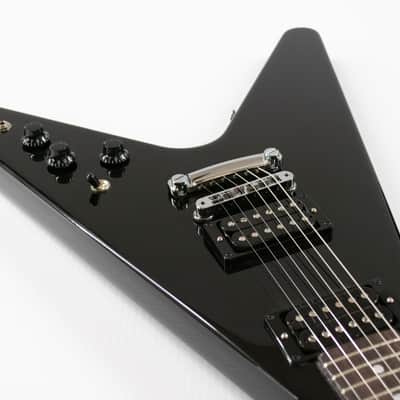 Gibson 80s Flying V Solidbody Electric Guitar - Ebony image 5