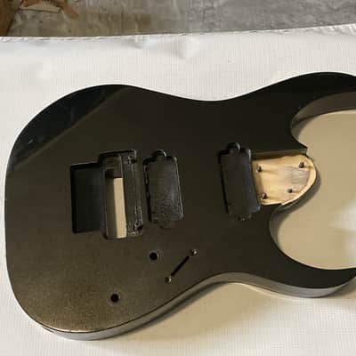 1999 Japan Fujigen Ibanez RG7420 7 String Galaxy Black Guitar Body Floyd Ready #2 image 2