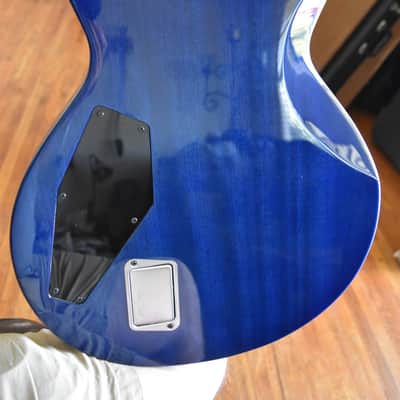 ESP E-II Eclipse , 2025, Blue natural fade, Burl top, OHSC, Exceptional condition image 6