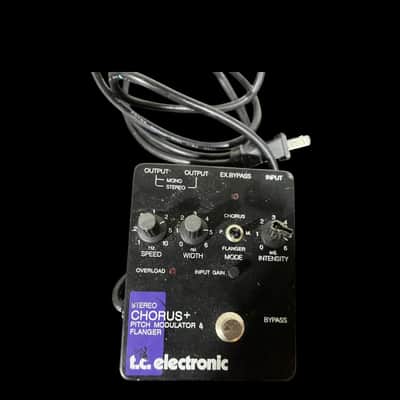 TC Electronic Stereo Chorus + Pitch Modulator & Flanger 1991 - 2016 - Black - X15279 image 1