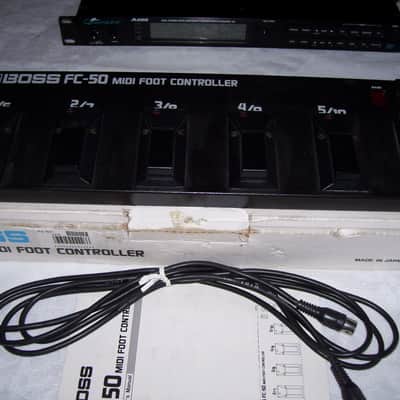 Boss/Alesis FC 50/Quadraverb 2 combo Mid 90's Black image 10
