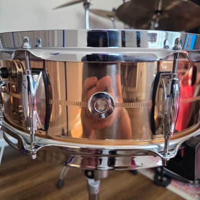 Gretsch G4160B USA Custom Bronze 5x14" 8-Lug Snare Drum image 4
