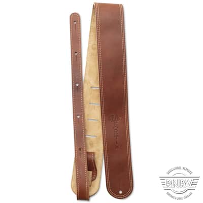 Martin Ball Glove Leather and Suede Guitar Strap 2010s - Brown image 1