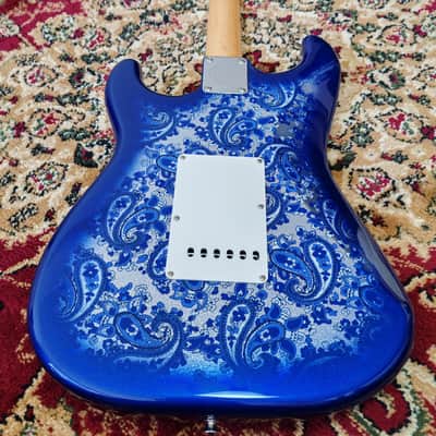*NEW IN BOX* 2026 Fender Japan Limited Edition Indigo Paisley Stratocaster, Fender Flagship Tokyo Store Exclusive Color, MIJ JD26 image 17
