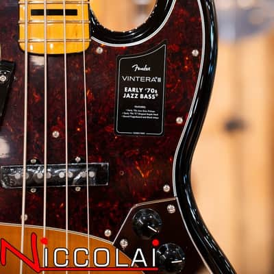 FENDER Vintera III Early '70s Jazz Bass Rosewood Fingerboard, 3-Color Sunburst image 9