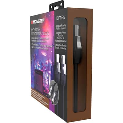 Monster Cable Prolink Studio Pro 2000 Speaker Cable with Speak-On Connectors Regular 10 ft. Black image 5