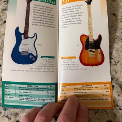 Hamer Price List 1998 standard studio artist eclipse phantom custom Mirage special cruise Bass  Californian Diablo Daytona Duo Tone chaparral 12 string image 13