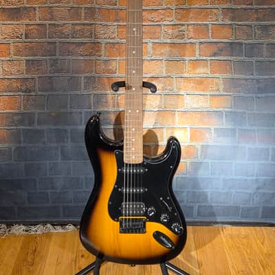 Squier Stratocaster HSS 2-Color Sunburst New Strings Set Up & Bag image 1