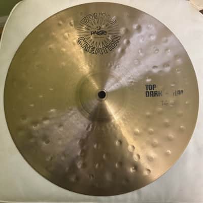 Paiste 14" Sound Creation Dark Hi-Hat Cymbals (Pair) 1976 - 1989 - Traditional image 1