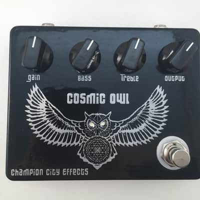 Champion City Effects Cosmic Owl 2016 Acid Etched/Metallic Black image 1