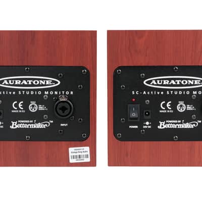 Auratone 5C Active Super Sound Cube Pair, Woodgrain #VKA0405/6 (Used) image 3