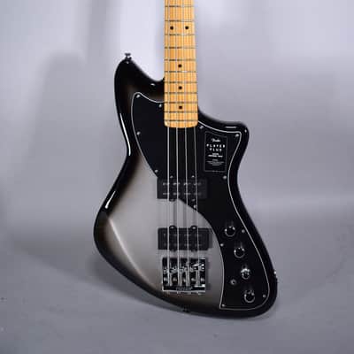 2021 Fender Player Plus Active Meteora Silverburst Finish Bass Guitar w/Bag image 1
