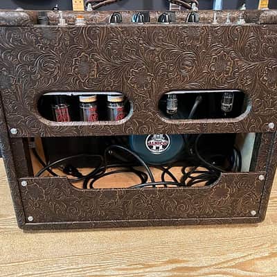 Henry Hand Wired Custom Combo Tweed Tube Amp 1x12 Paisley Tolex image 5