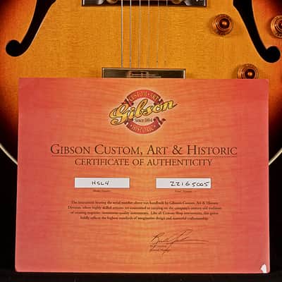 Gibson Custom Shop L-4 CES Mahogany 2005 - Vintage Sunburst image 8