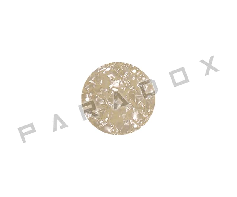 Custom Pickguard For Gibson Les Paul Switch Cover - Cream Pearl/Cream/Black/Cream .090" image 1