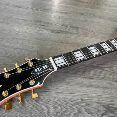 EVH SA-126 Special QM - Tobacco Sunburst EVH SA-126 Special Semi-Hollow Electric guitar - UNPLAYED in Case image 18