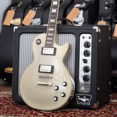 2013 Epiphone Limited Edition Les Paul Custom Pro - in TV Silver image 2