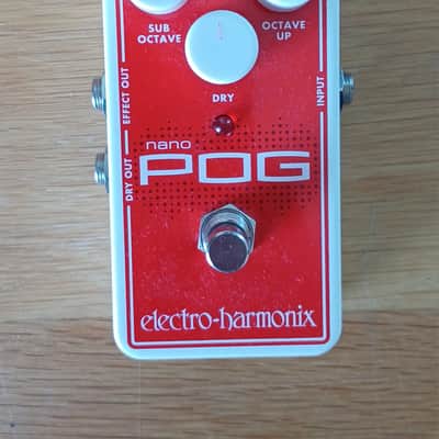Electro-Harmonix Nano POG Polyphonic Octave Generator 2015 - Present - Red / White image 1