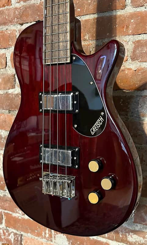 New Gretsch Streamliner Jet Club Bass - Walnut Stain, Be Happy, Shop Indie! image 1