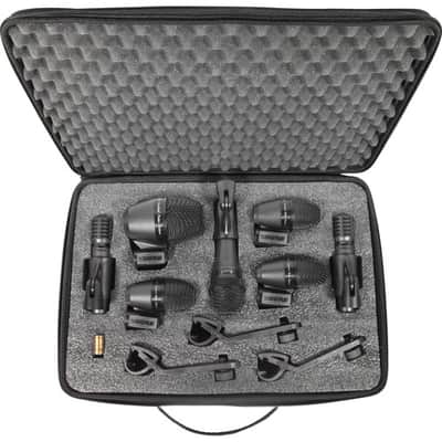 Shure PGADRUMKIT7 7-Piece Drum Microphone Kit for Live & Studio Recording image 2