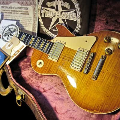 Gibson Custom Shop Tom Doyle "TIME MACHINE" #86 “SUPER PREMIUM” Historic Aged '59 Les Paul ~ R9 w/Doyle Coils PAF – Vintage 1959 Relic Burst image 16