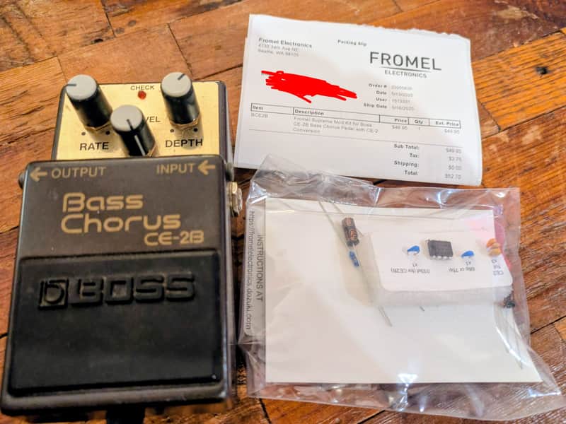 Boss CE-2B Bass Chorus (Green Label) | Reverb