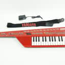 YAMAHA SHS-10R Red FM Synthesizer Keyboard SHS10 Shoulder Keyboard Keytar w/ 100-240V PSU