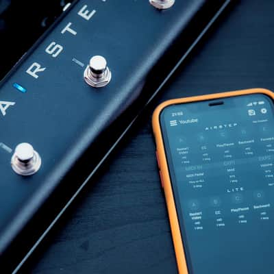 XSONIC Airstep Smart Multi Controller with MIDI, HID, 5 Footswitch, 2 Expression Pedal In, 300H Playtime, Support HX Stomp, Quad Cortex, DAW, Plugin, Youtube Video, Page, Atem, Hands Free Controller image 5