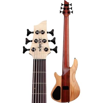 Schecter Schecter Guitar Research Charles Berthoud CB-6 6-String Electric Bass 2025 - Natural Satin image 4