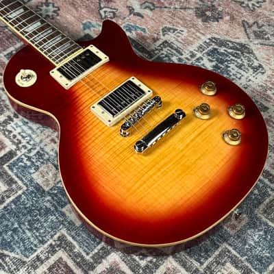 2020 Epiphone Les Paul Standard 50s Heritage Cherry Sunburst Electric Guitar W/ Roadrunner Gigbag! image 10