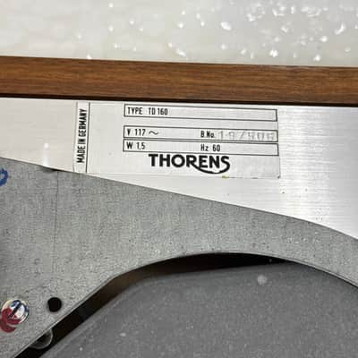 thorens turntable td 160 Made In Germany 197506 Audiophile Vinyl Record Player image 20