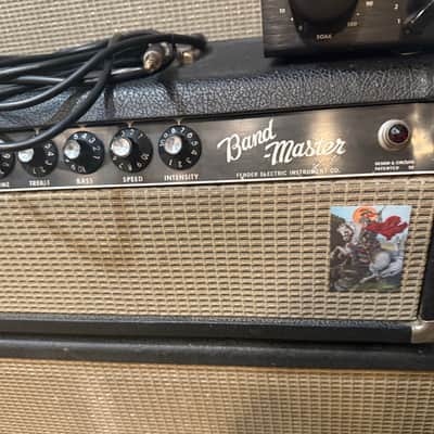 Fender Bandmaster 40-Watt Guitar Amp Head ONLY 1963 - 1967 Black Panel Bild 3