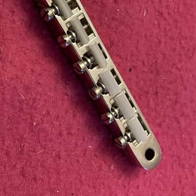 vintage 1970 1972 Gibson ABR1 NICKEL bridge for Les Paul es 335 SG 175 Barney Kessel 150 340 es-125 image 5