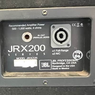 JBL JRX225 2-Way Dual 15" Passive Speaker - Black image 5
