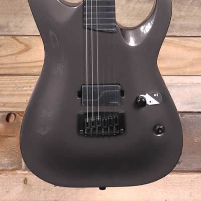 ESP Mick Thomson LTD MT-I Electric Guitar Obsidian Metallic w/ Case image 1